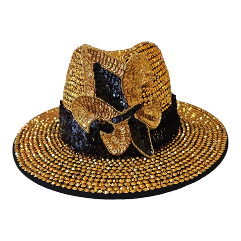 Super Bling Cowboy hat gold