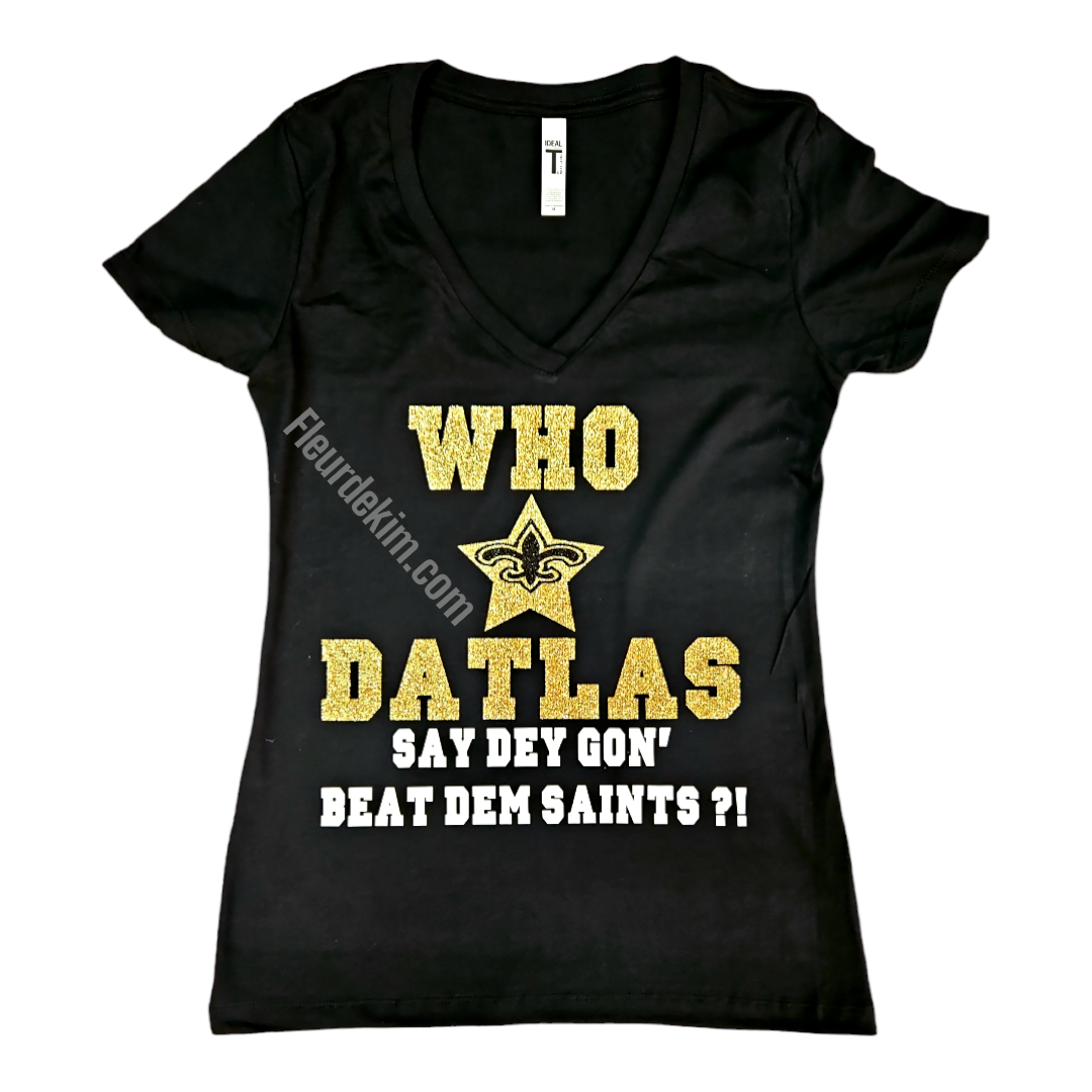Who "DATLAS" tshirt (glitter)