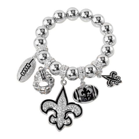 New style silver charm bracelet