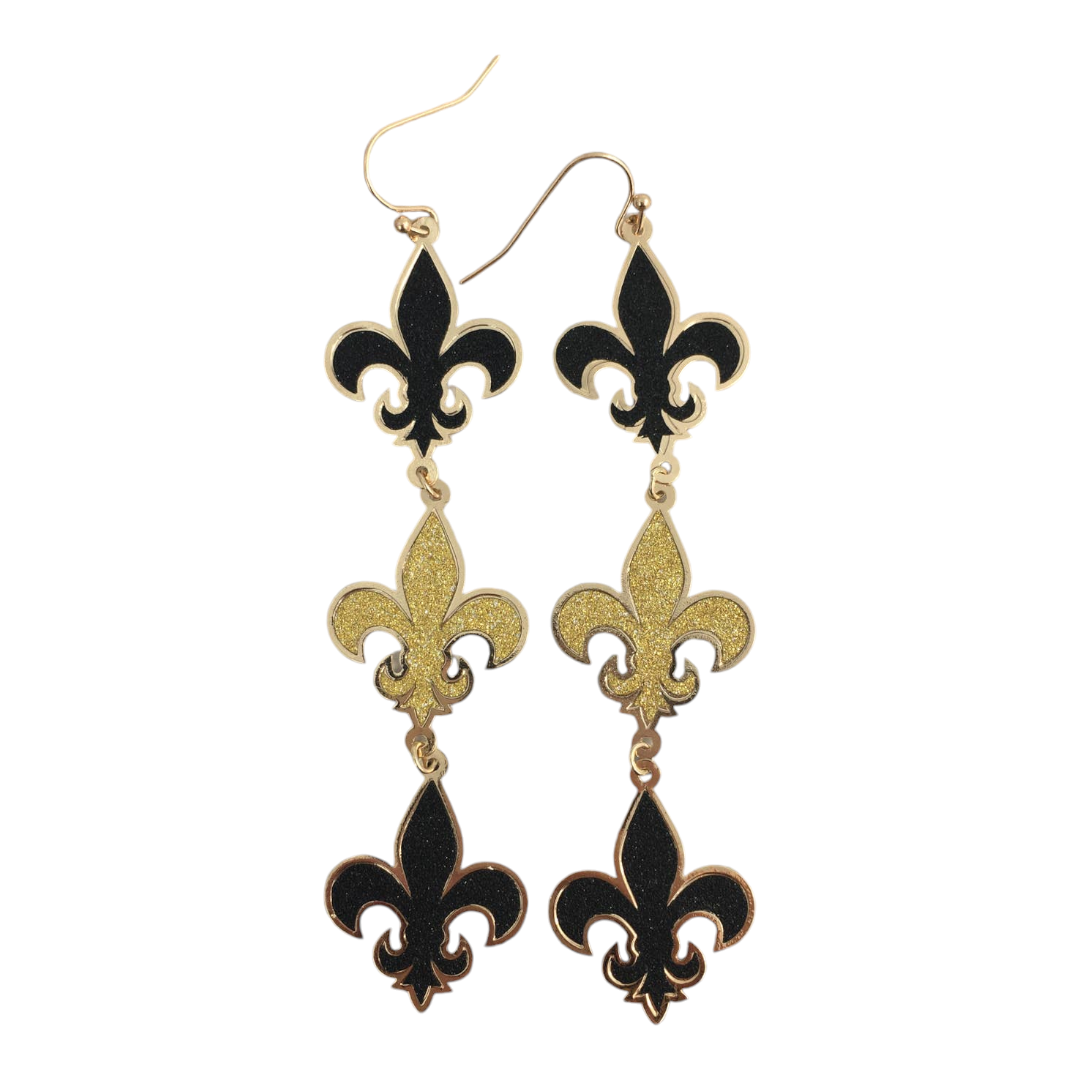 fleur de lis earrings