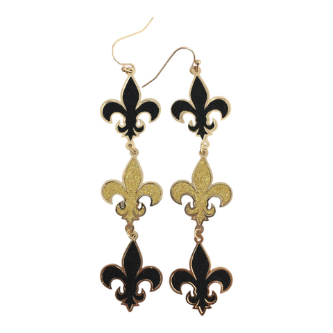 fleur de lis earrings