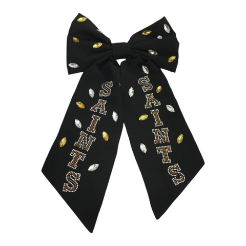 Bling SAINTS big  bow